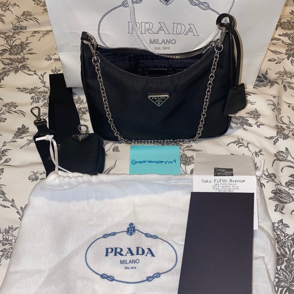 prada re edition 2005 saks